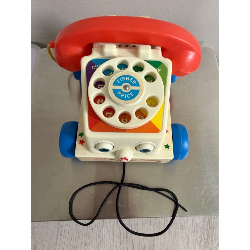 Fisher-Price Chatter Telephone pull toy made by Mattel in 2009. - Picture 2 of 3